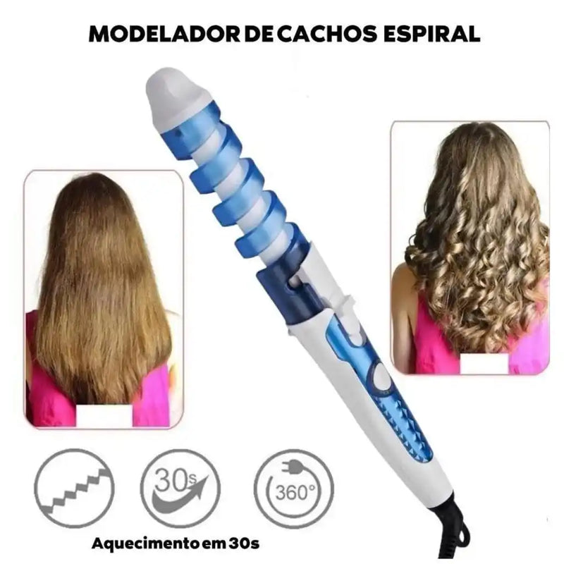 Babyliss Modelador de Cachos - Cachos Perfeitos com Praticidade